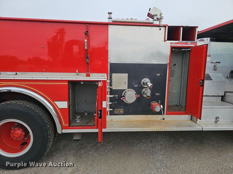 image for item NX9348 1987 Pierce Arrow pumper fire truck