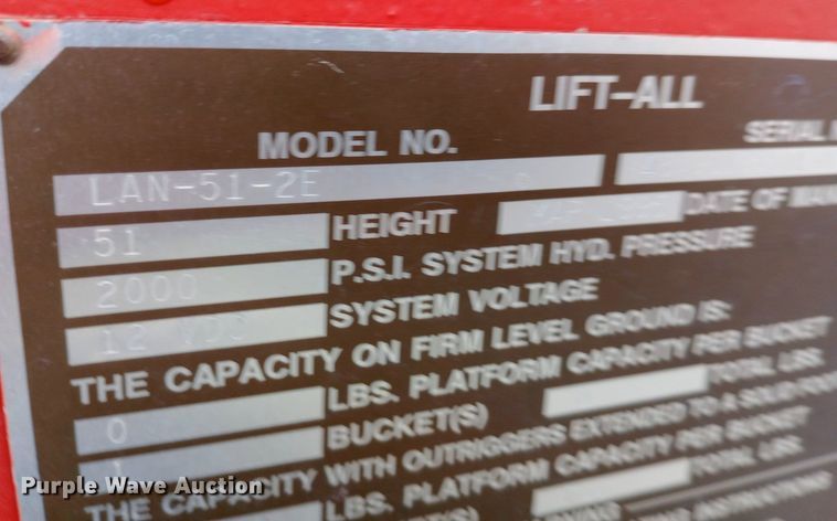 image for item NY9508 1995 Ford F800 bucket truck