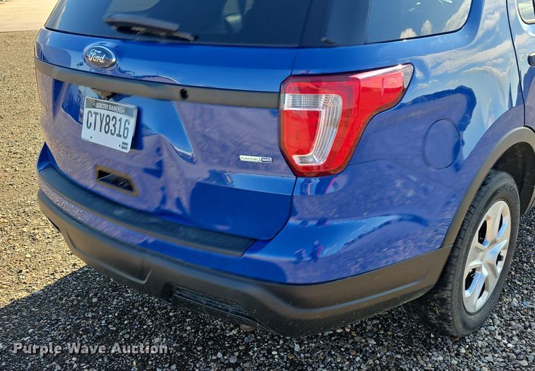 image for item OD9723 2018 Ford Explorer Police Interceptor SUV