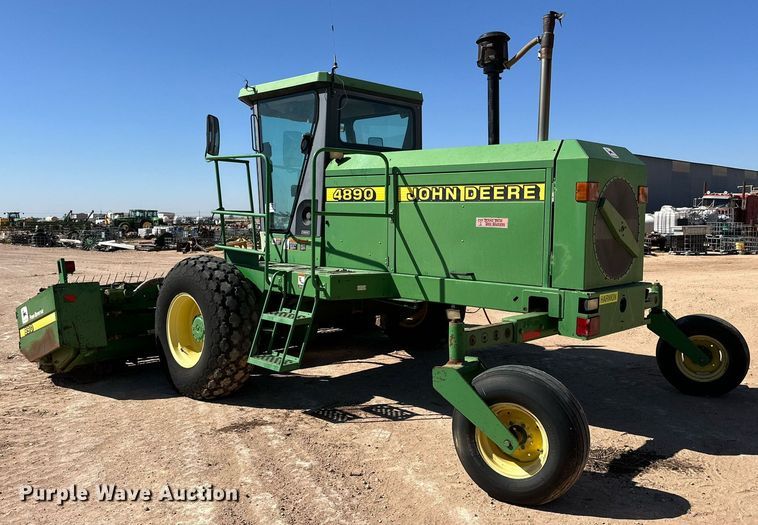 image for item DD3269 1997 John Deere 4890 swather / windrower