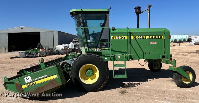image for item DD3269 1997 John Deere 4890 swather / windrower