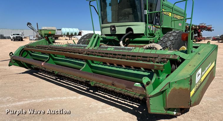 image for item DD3269 1997 John Deere 4890 swather / windrower