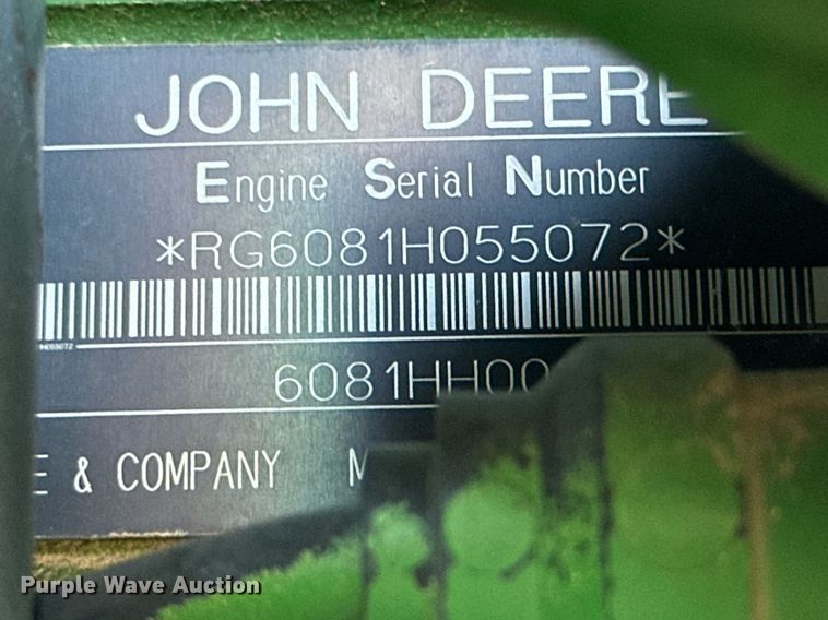 image for item DD3271 1998 John Deere 9610 combine