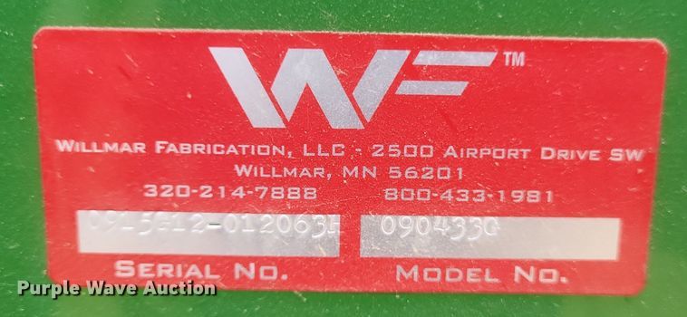 image for item DQ3680 Willmar Fabrication  0904330 hooded sprayer