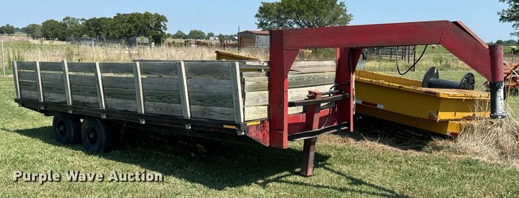 image for item DX1111 Shop built flatbed trailer