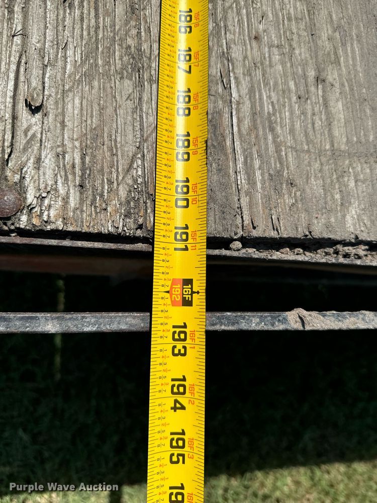 image for item DX1111 Shop built flatbed trailer