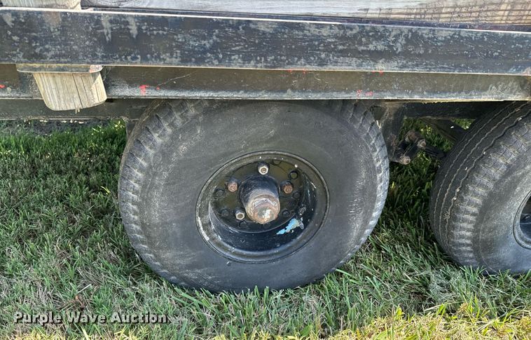 image for item DX1111 Shop built flatbed trailer