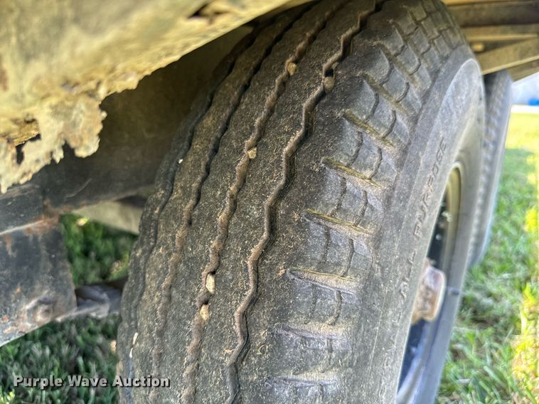 image for item DX1111 Shop built flatbed trailer