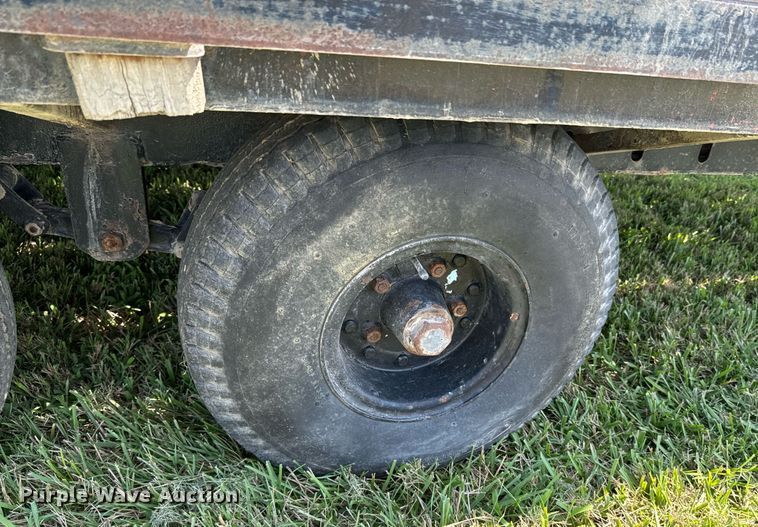 image for item DX1111 Shop built flatbed trailer