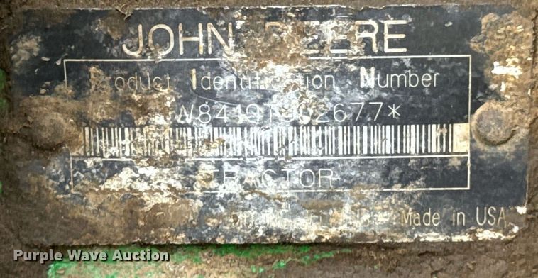 image for item DX1317 2000 John Deere 8410T tractor