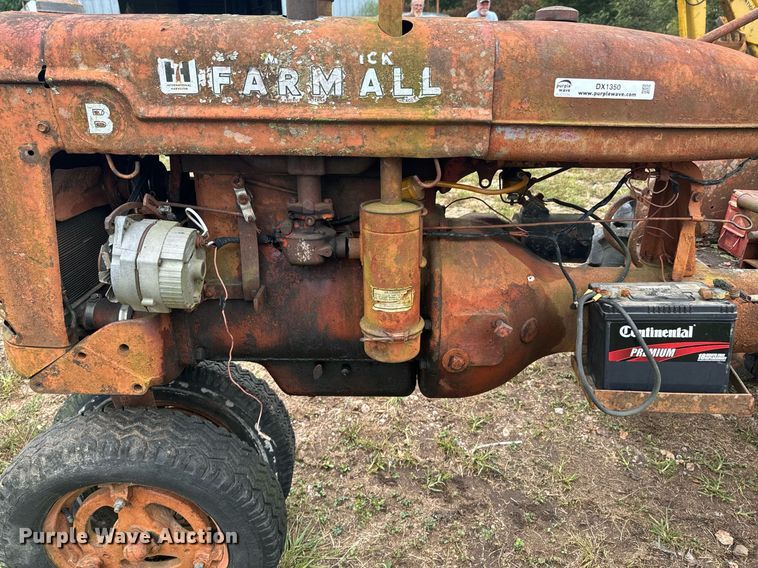 image for item DX1350 1944 Farmall B tractor