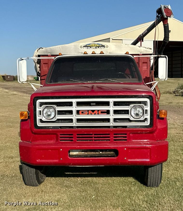 image for item DX3590 1979 GMC Sierra 6000 grain truck