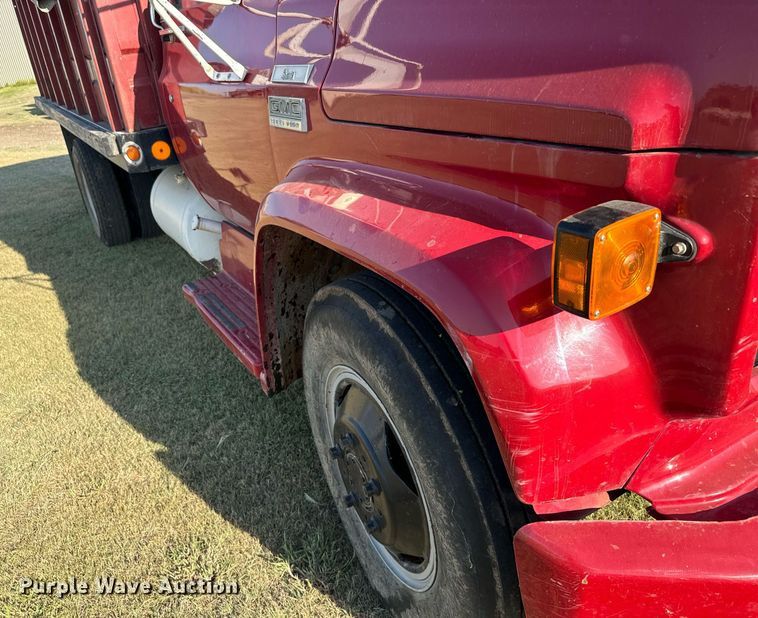 image for item DX3590 1979 GMC Sierra 6000 grain truck