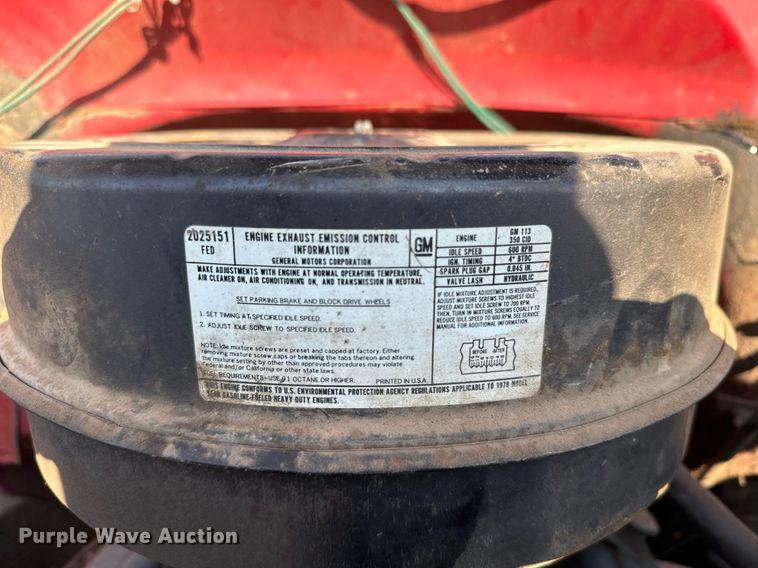 image for item DX3590 1979 GMC Sierra 6000 grain truck