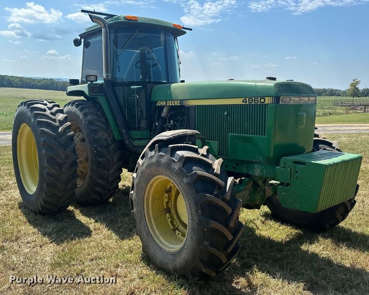 image for item EK0015 1992 John Deere  4960 MFWD tractor