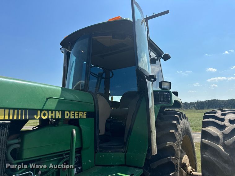 image for item EK0015 1992 John Deere  4960 MFWD tractor