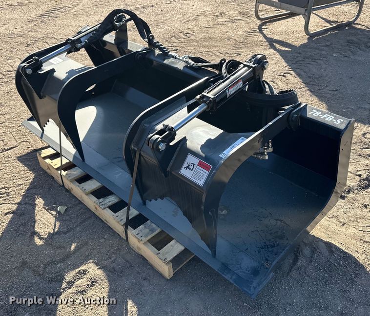 image for item ER8076 Stout Buckets 78-FB-S skid steer grapple bucket