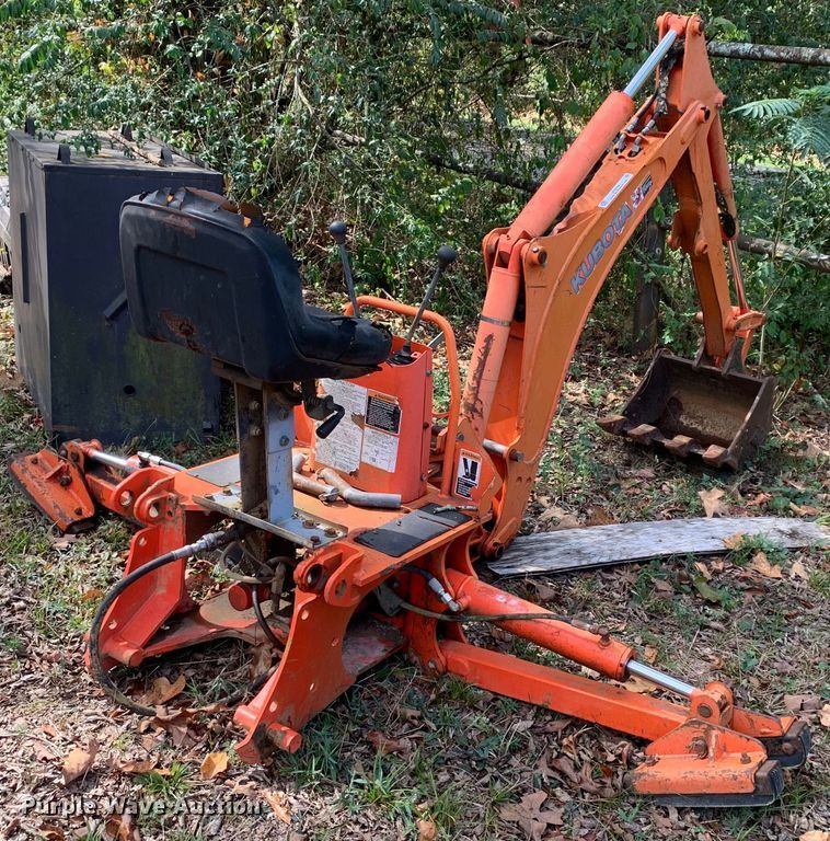 image for item JT9743 Kubota  BH77 backhoe attachment