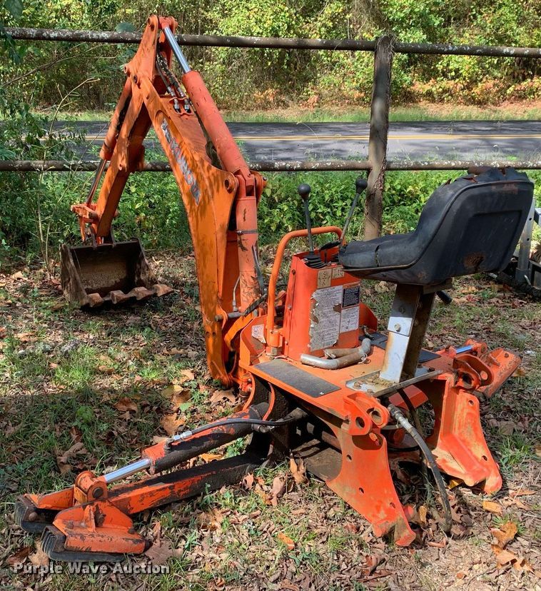 image for item JT9743 Kubota  BH77 backhoe attachment