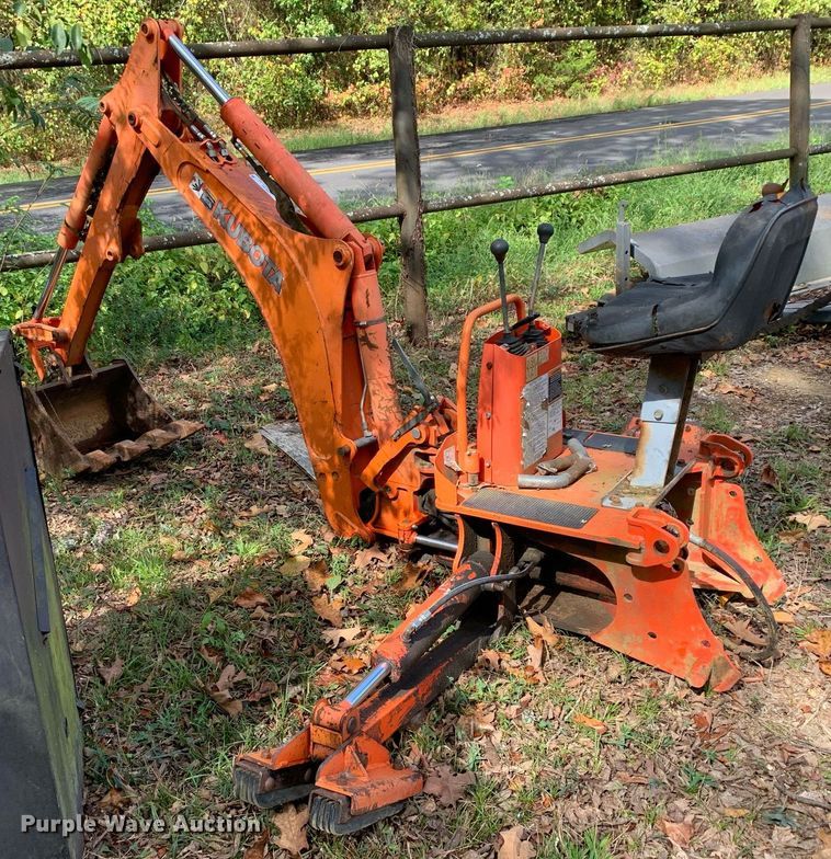 image for item JT9743 Kubota  BH77 backhoe attachment