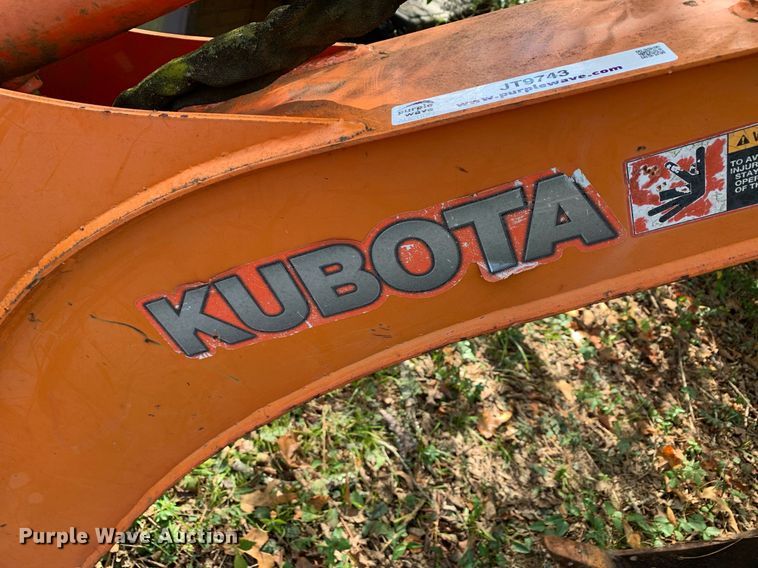 image for item JT9743 Kubota  BH77 backhoe attachment
