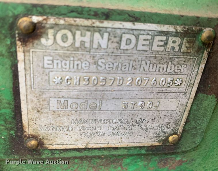 image for item JT9751 1984 John Deere 950 MFWD tractor
