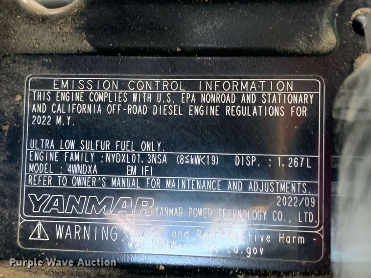 image for item JT9777 TYM T25NHVS1 MFWD tractor