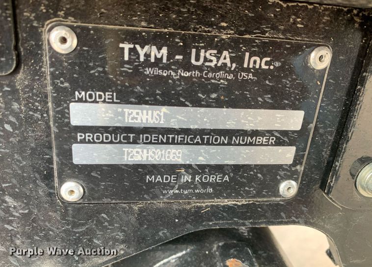 image for item JT9777 TYM T25NHVS1 MFWD tractor