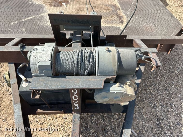 image for item DL0459 Shop built utility trailer