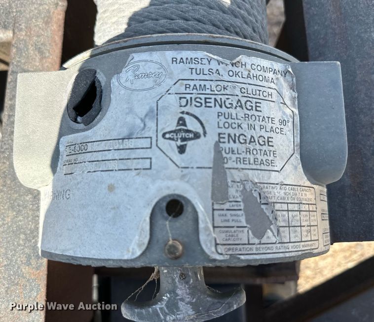 image for item DL0459 Shop built utility trailer