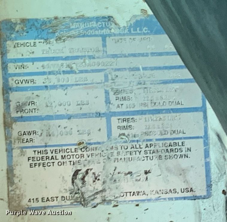 image for item DM1815 2005 Kalmar 30 yard truck