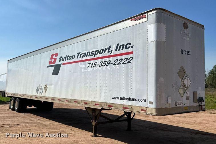 image for item DN0767 1998 Great Dane  dry van trailer