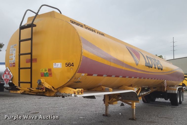 image for item DQ3688 1996 Beall BAST-95-3-SB tank trailer