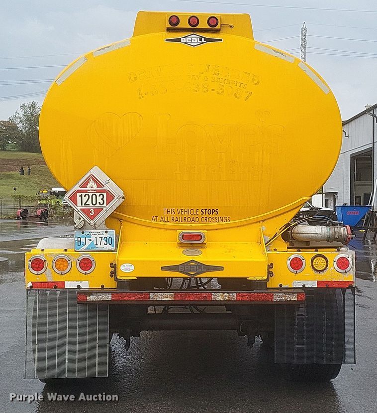 image for item DQ3689 2007 Beall BAST-96-3-SB tank trailer