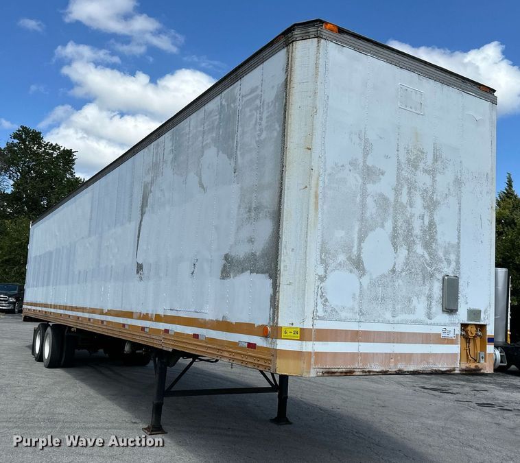 image for item DR2648 1985 Kentucky  dry van trailer