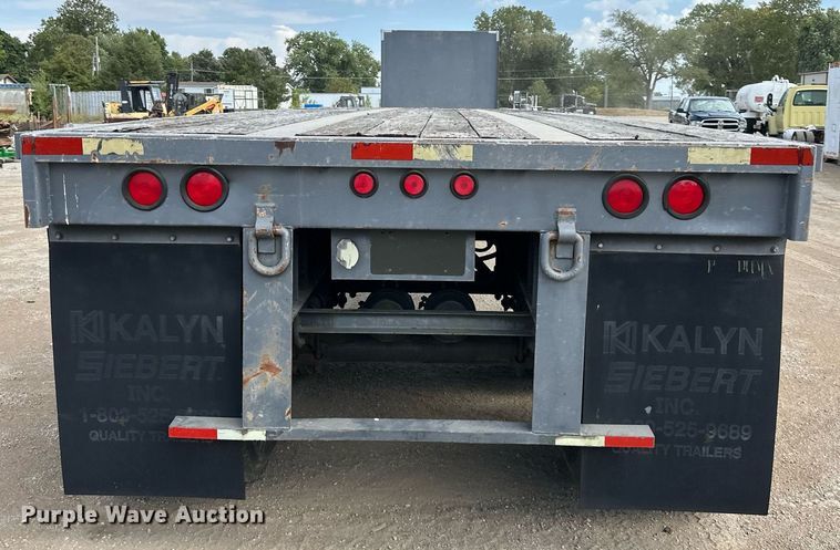 image for item DR2673 1994 Kalyn KP-50AT flatbed trailer
