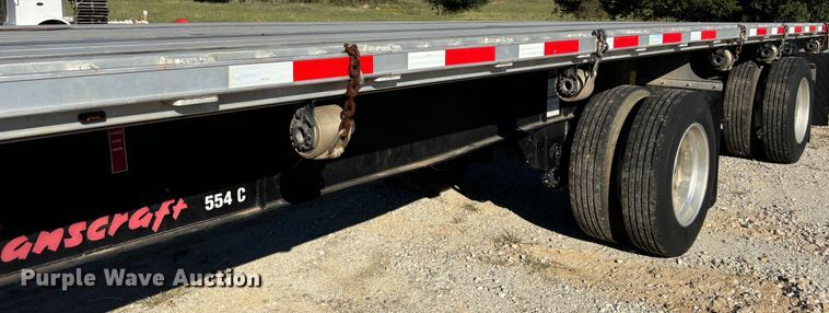 image for item DS2531 2018 Transcraft flatbed trailer