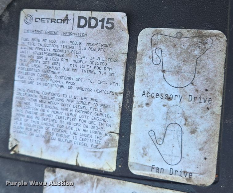 image for item DT5286 2022 Freightliner  Cascadia  semi truck