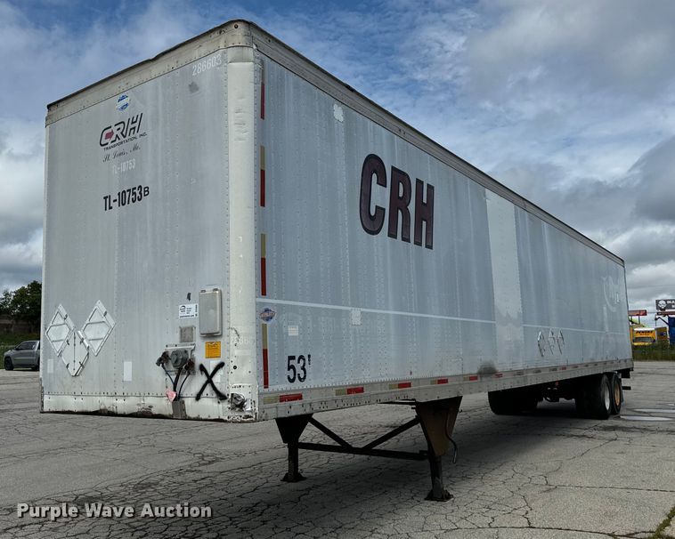 image for item DV5880 1998 Utility  dry van trailer