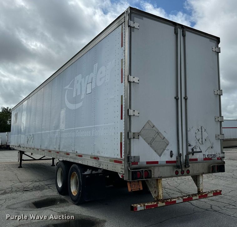 image for item DV5880 1998 Utility  dry van trailer