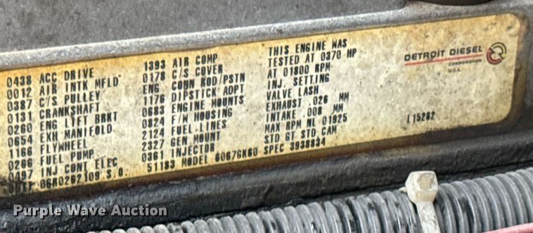 image for item DX1352 1996 Volvo WIA semi truck