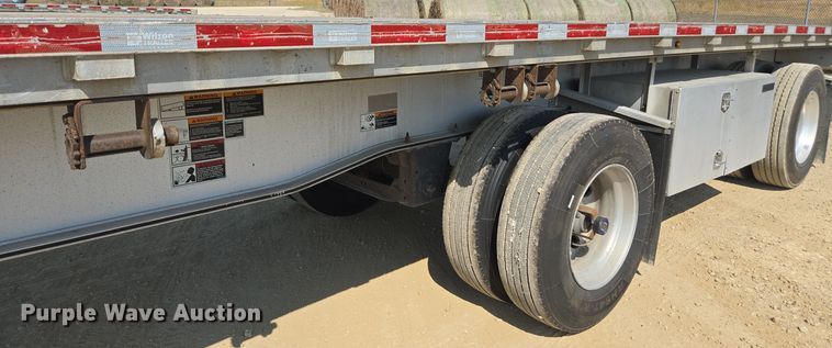 image for item EE7795 2014 Wilson  AF-1080SS flatbed trailer