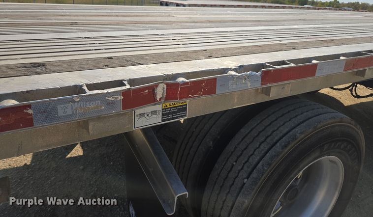 image for item EE7795 2014 Wilson  AF-1080SS flatbed trailer