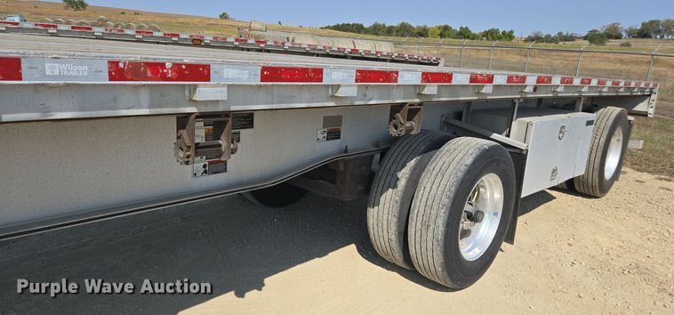 image for item EE7797 2014 Wilson AF-1080SS flatbed trailer