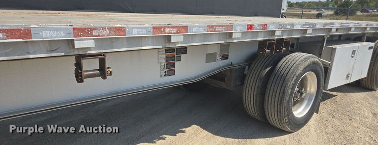 image for item EE7801 2014 Wilson AF-1080SS flatbed trailer