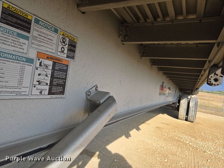 image for item EE7832 2014 Wilson AF-1080SS flatbed trailer