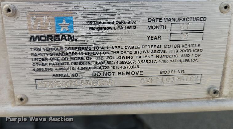 image for item EI8393 2007 International  4300  box truck