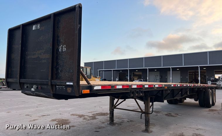 image for item EJ3022 2007 Wabash Transcraft SF-660H flatbed trailer