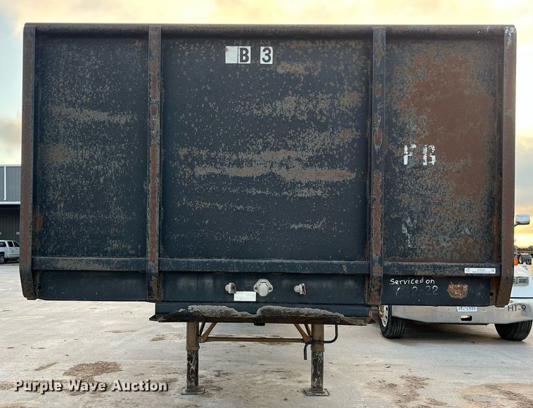 image for item EJ3022 2007 Wabash Transcraft SF-660H flatbed trailer