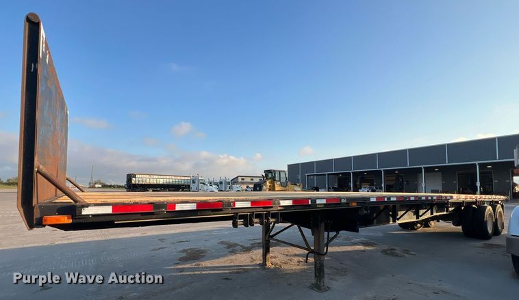 image for item EJ3022 2007 Wabash Transcraft SF-660H flatbed trailer